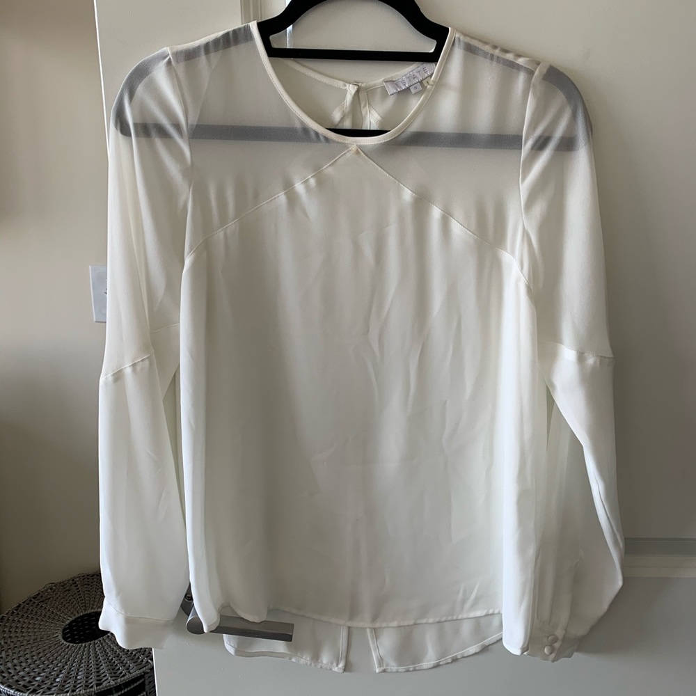 1. state White Blouse